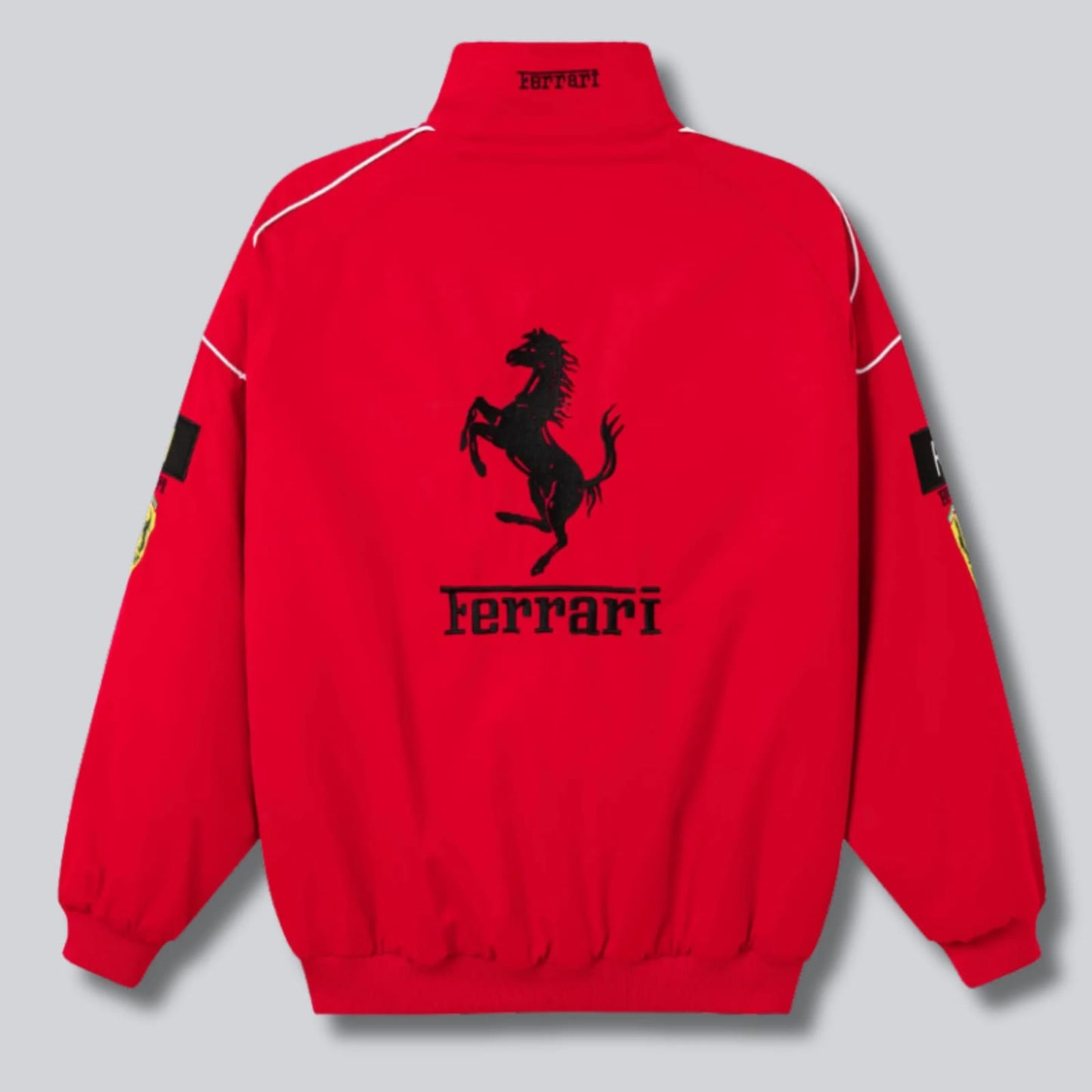 FERRARI F1 RED EMBROIDED