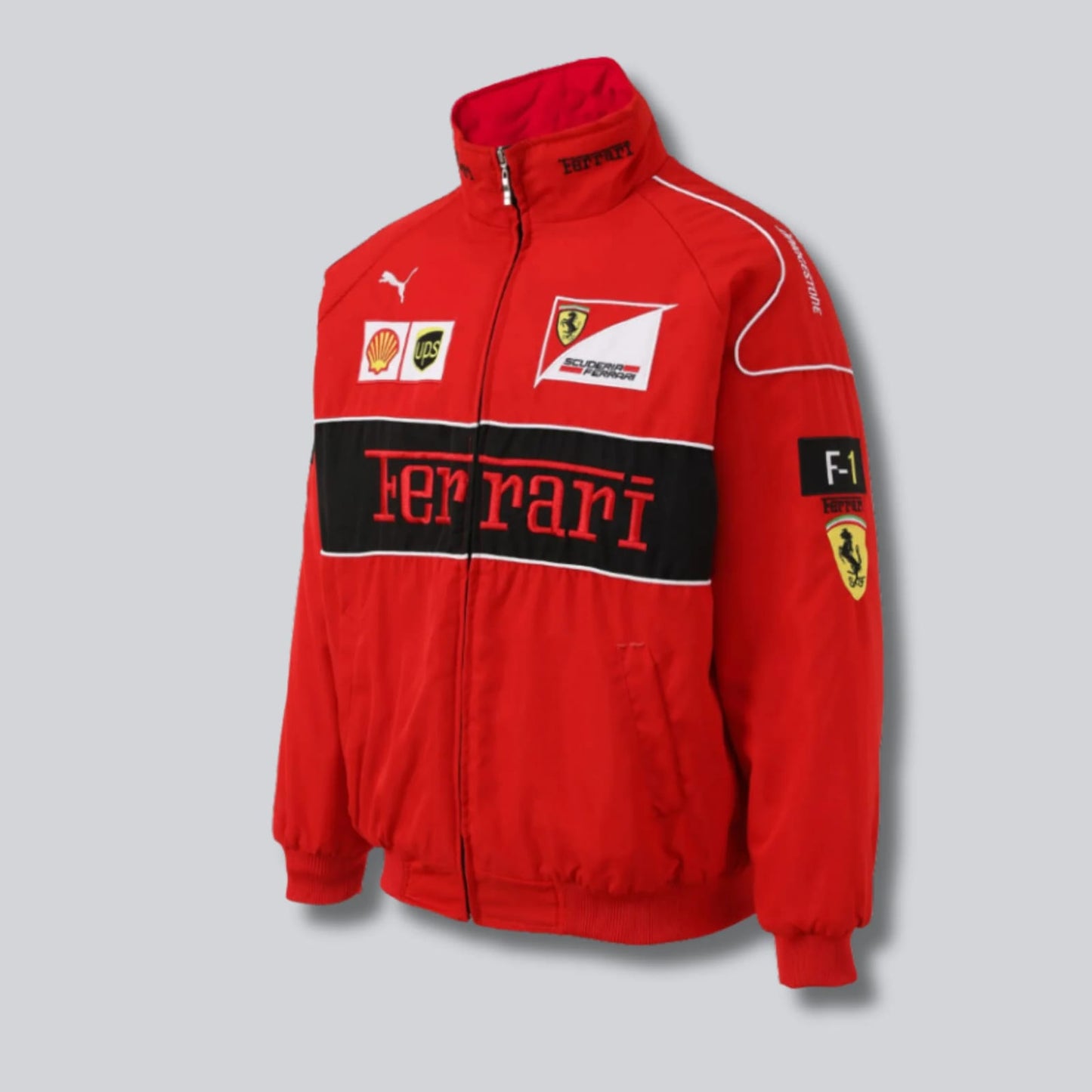 FERRARI F1 RED EMBROIDED