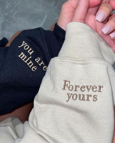 Couple Embroidery Hoodies(pair of 2) ✨