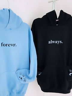 2 Pack : Always Forever Couple Hoodie